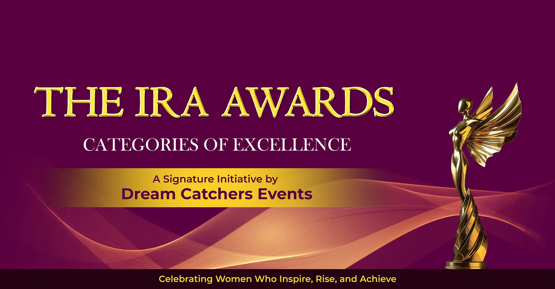 IRA Awards banner dream catchers events