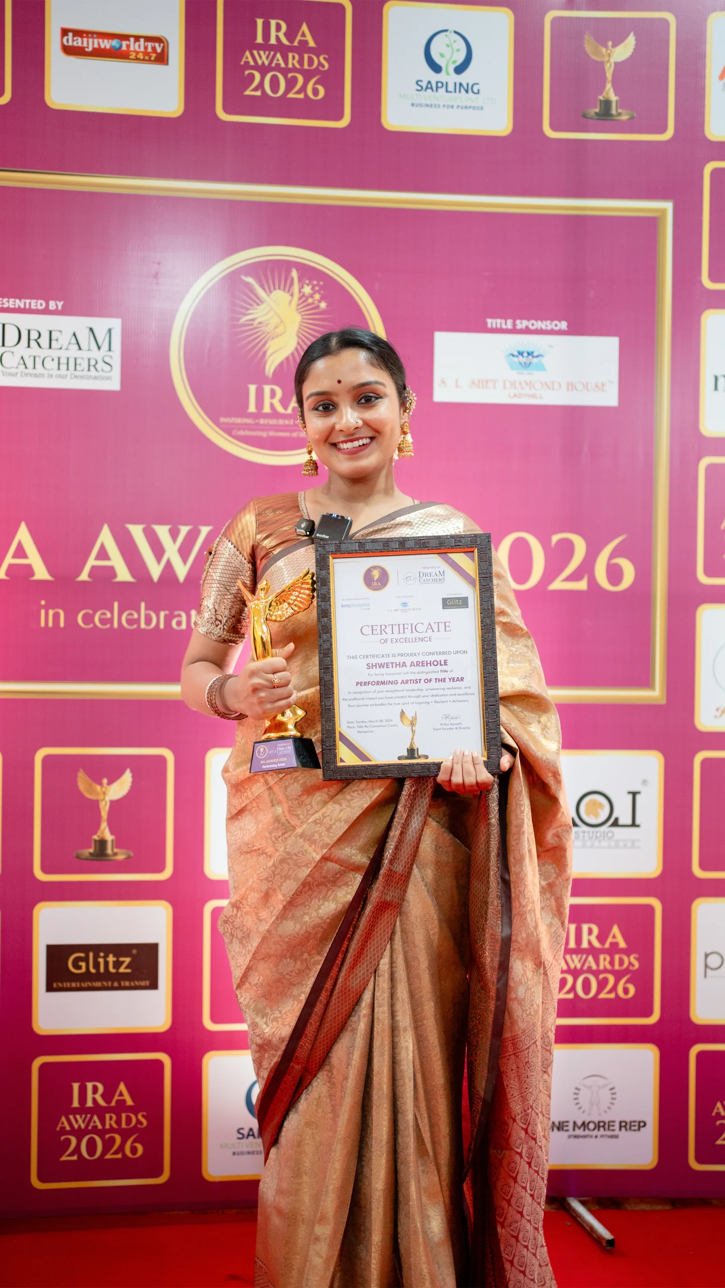 Performing Artist of the Year- Shwetha Arehole